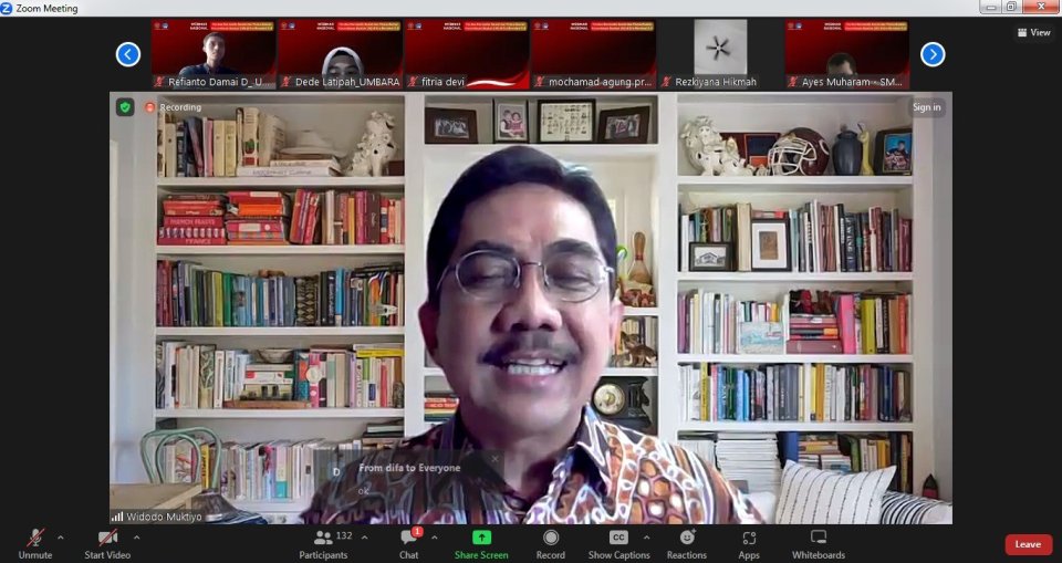 UMBARA Bersama Kominfo RI Adakan Webinar Nasional Tentang Sosial Media dan kecerdasan Buatan